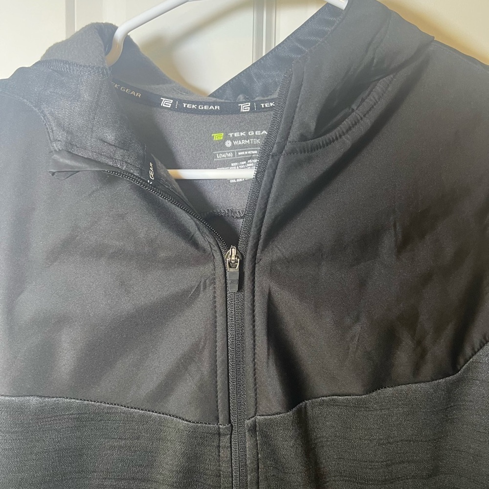 Tek Gear Charcoal Full-Zip Jacket - Picture 3 of 5